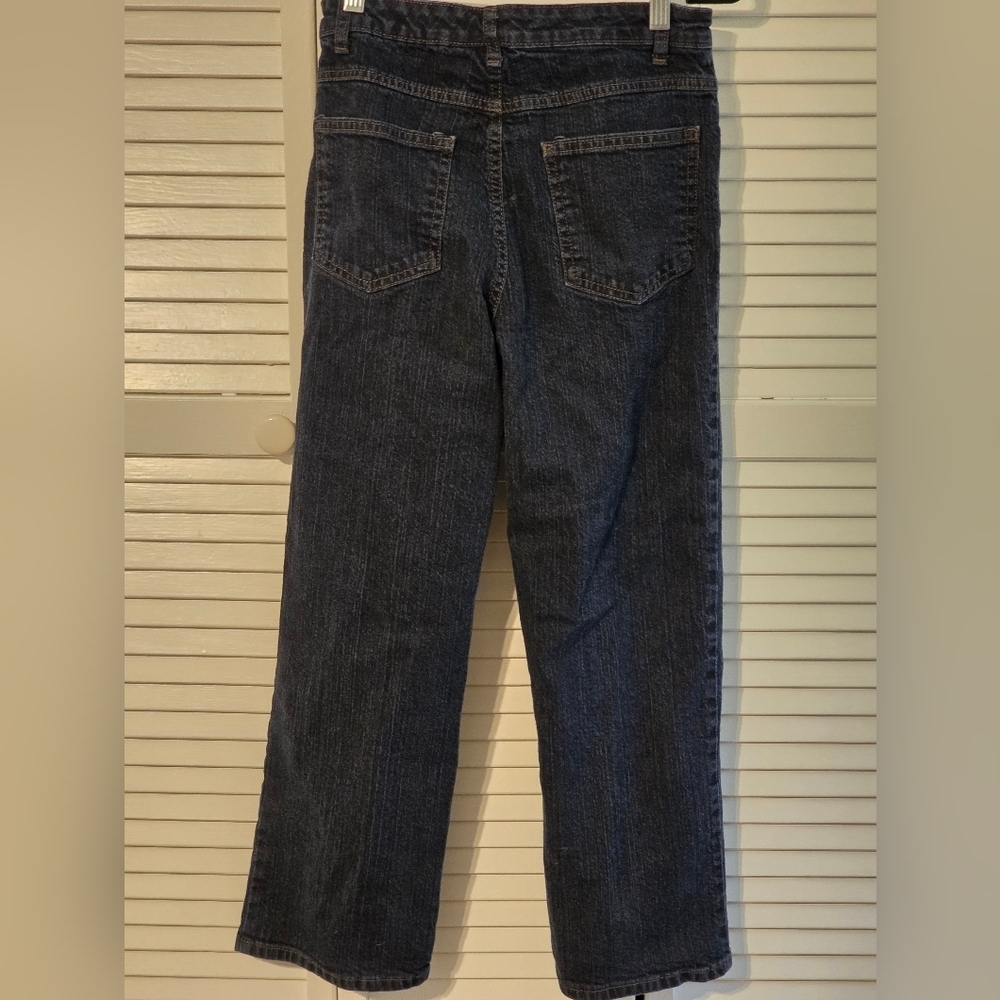 Kim Rogers Petite Jeans | Dark Wash Straight Leg | Size 6P Short DENIM - Picture 3 of 5